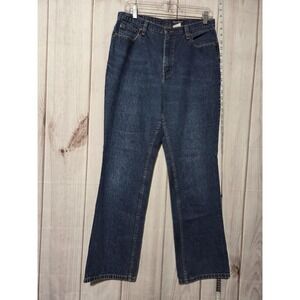 Eddie Bauer Jeans Womens 12 High Rise Straight‎ Leg Classic Fit Denim 31 Inseam
